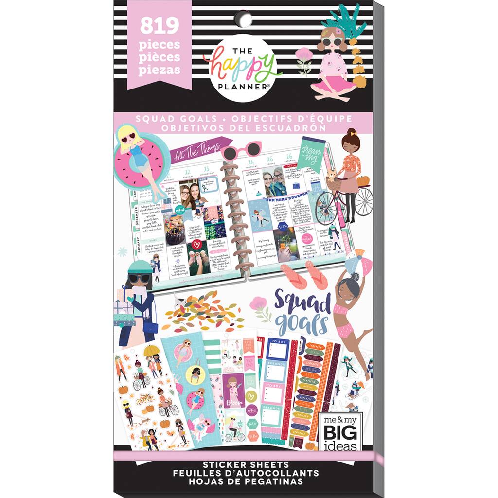 Find The Create 365 Happy Planner Squad Goals Sticker Sheets Img